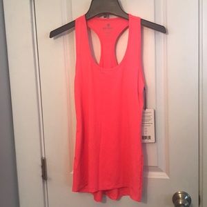 Coral racerback workout tank